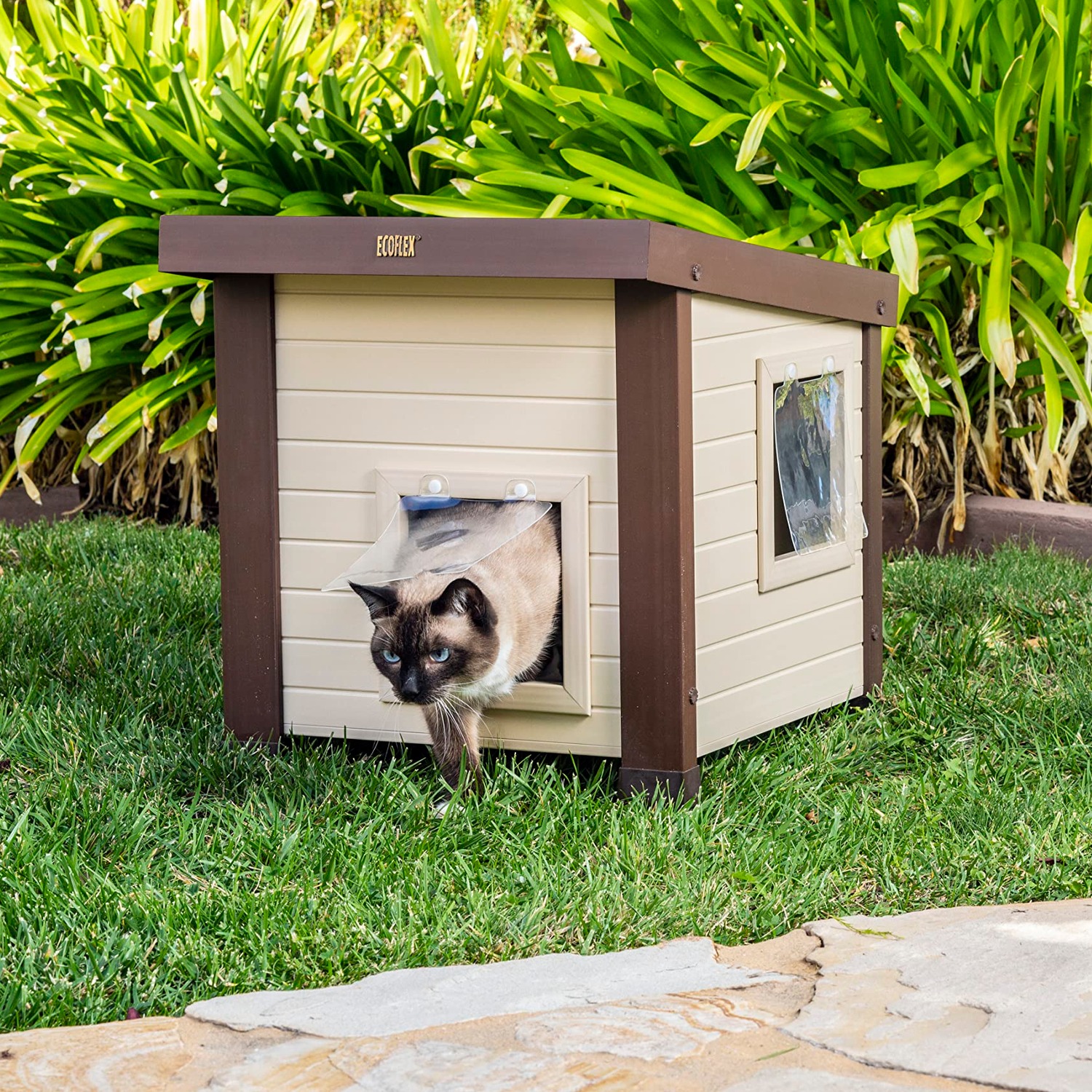 Outdoor Cat House Weatherproof Shelter: image 5