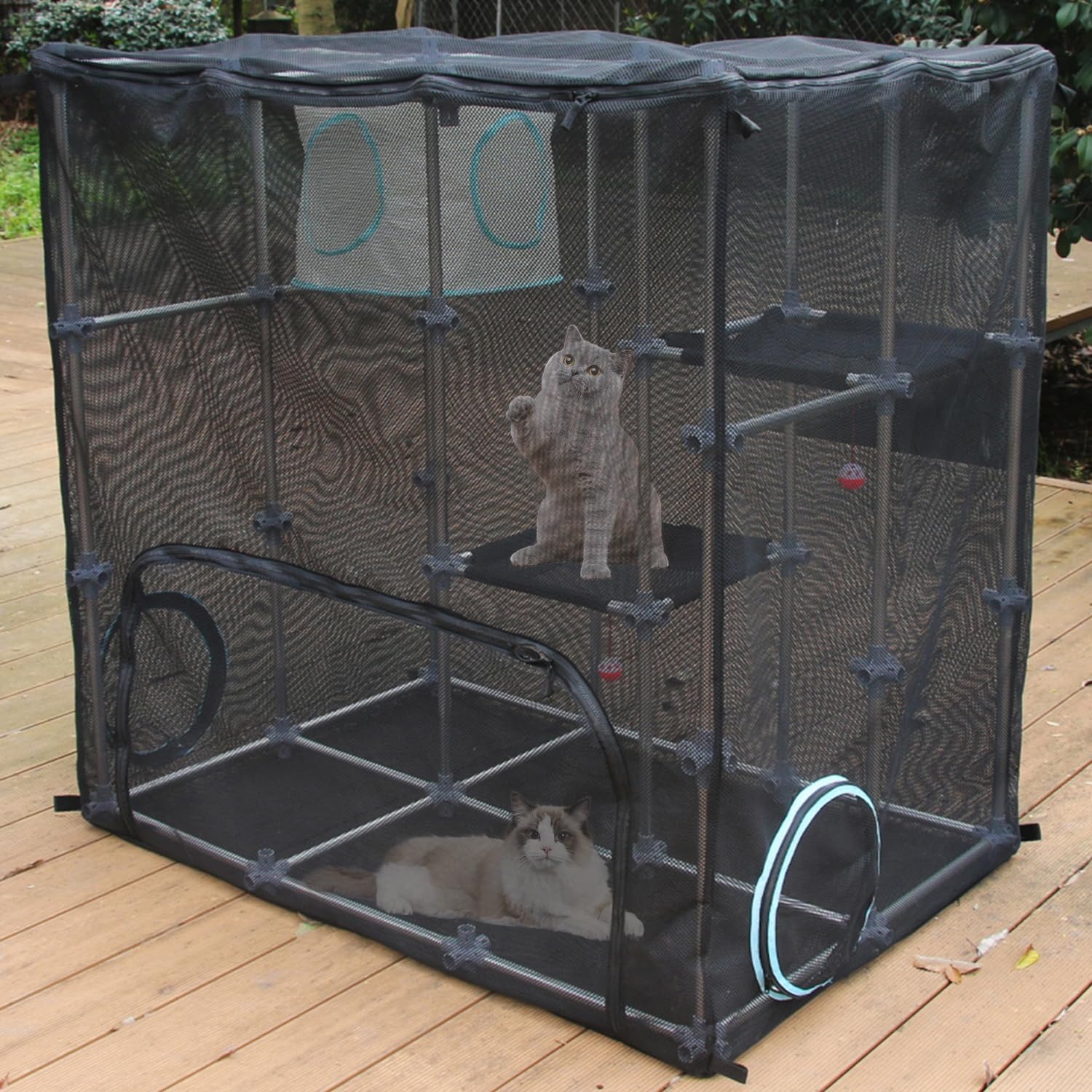Modular Catio Mega Kit Outdoor Cat Enclosure